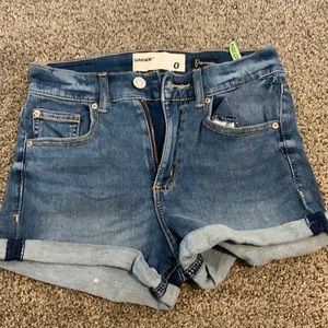 garage jean shorts!